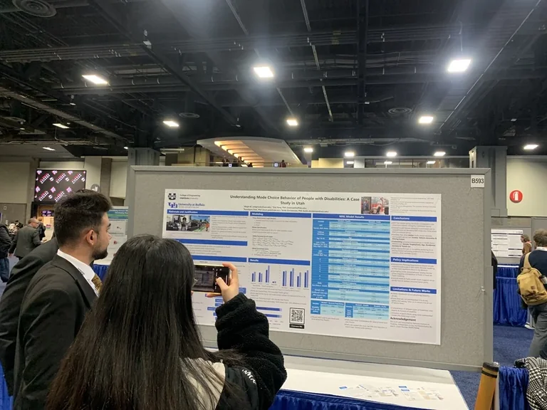 Mode choice poster, TRB 2024
